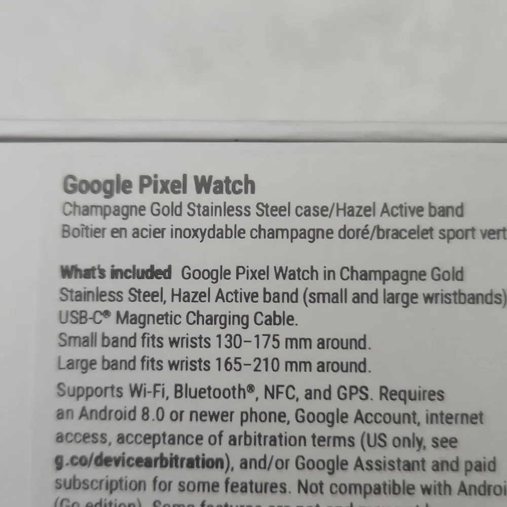 NIB Google Pixel Watch